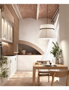 Folie pendant light - Bover - Translucent ribbon shade, Diameter: 60 cm