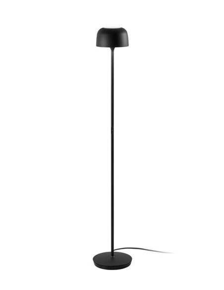 Bol floor lamp - Bover - Aluminium black, LED 1200 lm 2700K, Height: 130 cm