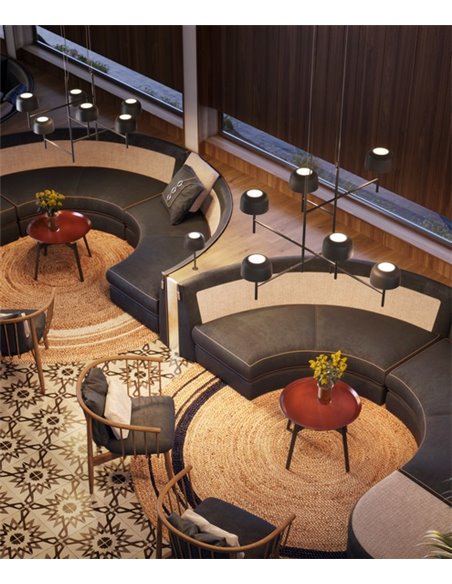 Bol pendant light - Bover - Decorative with 6 lights, LED Dimmable TRIAC