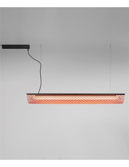 Nans Balis pendant light - Bover - Outdoor light, hand-woven synthetic fibre shade, dimmable LED Triac