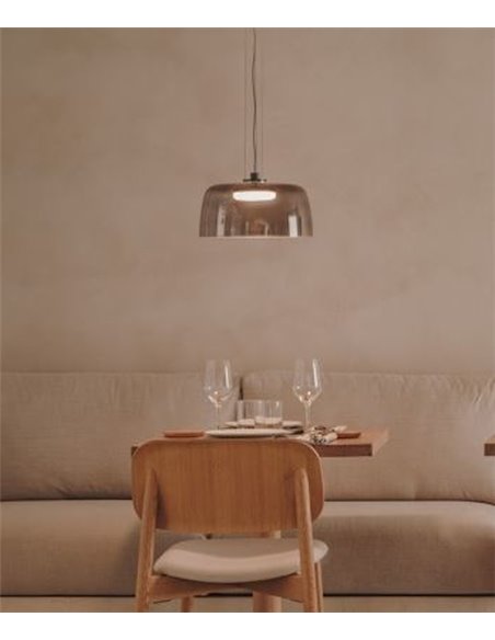 Levels pendant light - LedsC4 - Glass ceiling light in 3 colours, dimmable LED (Phase Cut, Dali-2, Casambi)