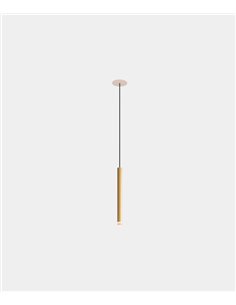 Candle recessed pendant light - LedsC4 - Tube type light in 2 colours and sizes, LED 2700K