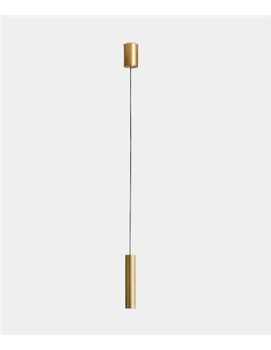 Prolix pendant light - LedsC4 - Tube lamp with manually adjustable light, dimmable LED phase cut-off