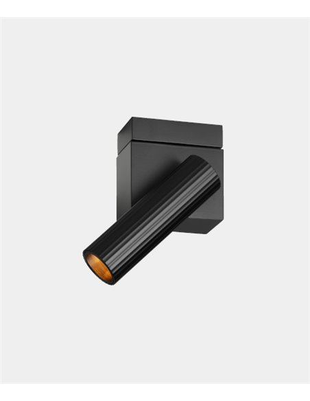 Prolix ceiling spotlight - LedsC4 - Adjustable metal light, dimmable optics to increase light angle, dimmable LED phase cut LED