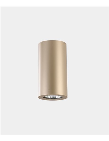 Pipe ceiling spotlight - LedsC4 - Cylindrical light in 3 colours, 1xGU10