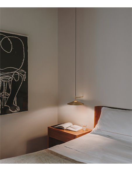 H ceiling and wall light - LedsC4 - Minimalist light in 2 finishes, Double installation, LED 2700K 570 lm