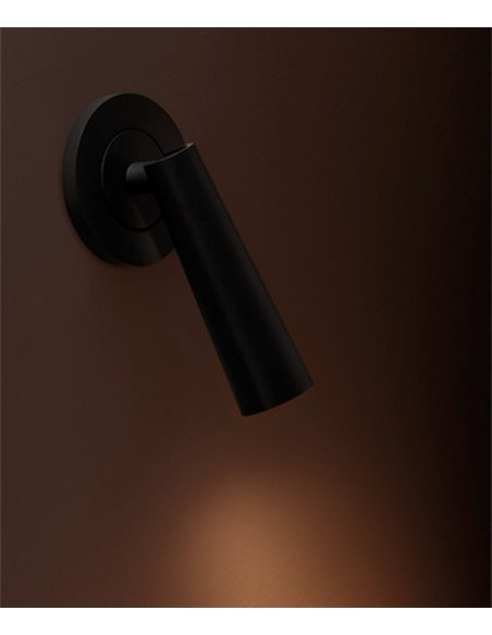 Gamma Round wall light - LedsC4 - Wall light LED 2700K, recessed/surface installation