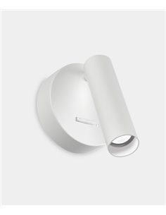Stylus Switch wall light - LedsC4 - Reading light with switch, LED 3000K, Available in white or black