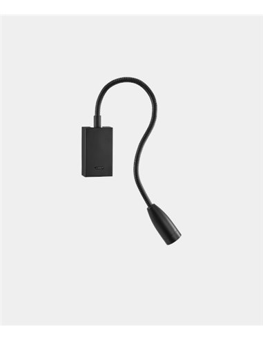 Bed Rectangular wall light - LedsC4 - Reading light in 3 colours, LED 3000K