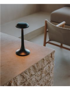 Portobello table lamp - LedsC4 - Available in 2 colours, Touch dimmer button, Charged via USB