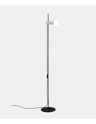 Nude Single floor lamp - LedsC4 - Minimalist floor lamp, Available in 3 sizes