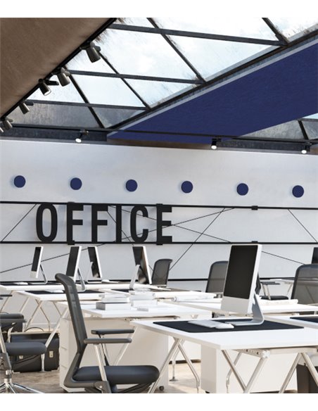 Chamaleon wall light - ACB - Sustainable acoustic light, LED 3000K