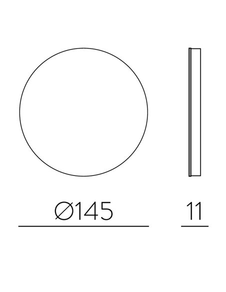 Chamaleon wall light - ACB - Sustainable acoustic light, LED 3000K