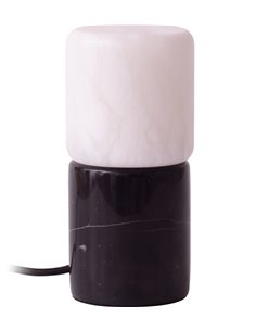 Rock table lamp - Robin - Marble and alabaster light, 1xE27 2