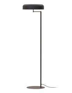 Rea floor lamp - Robin - Modern design in matt black iron, Height: 129 cm 2