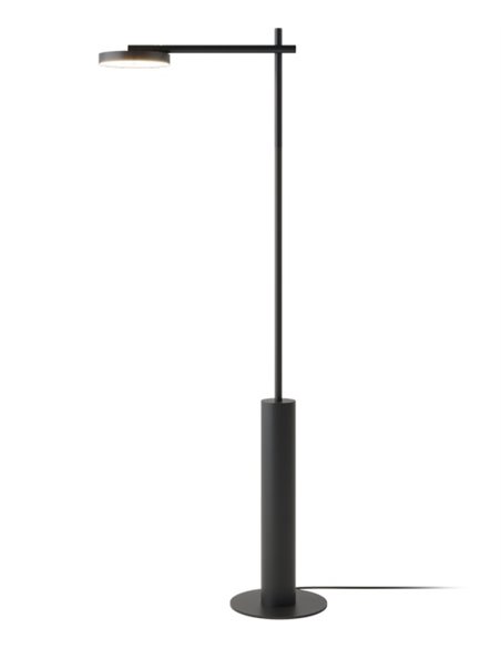 Rafaela floor lamp - Robin - Modern design matt black, LED 3000K 1520 lm