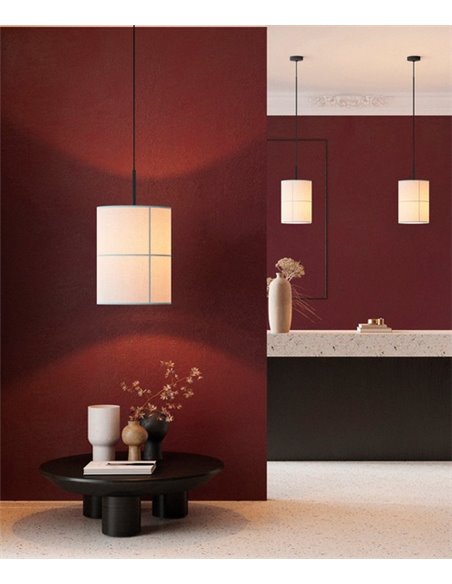 Rania wall light - Robin - White cream lampshade in 2 sizes