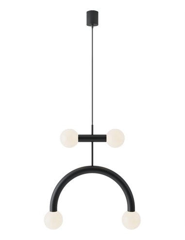 Rigoberta Duo Curved pendant light - Robin - Minimalistic ball style, Adjustable height