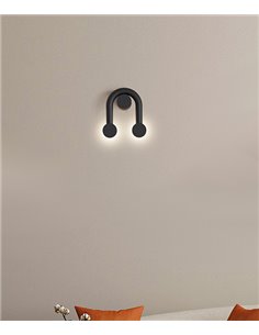 Rigoberta Indirect Super-curved wall light - Robin - LED lamp 3000K, Minimalist design in 2 colours