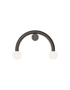 Rigoberta Direct Curved wall light - Robin - Minimalist ball light, Available in black or white 2