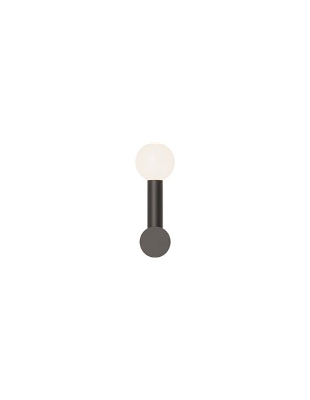 Rigoberta Direct Mono wall light - Robin - Minimalist ball light, Available in 2 finishes