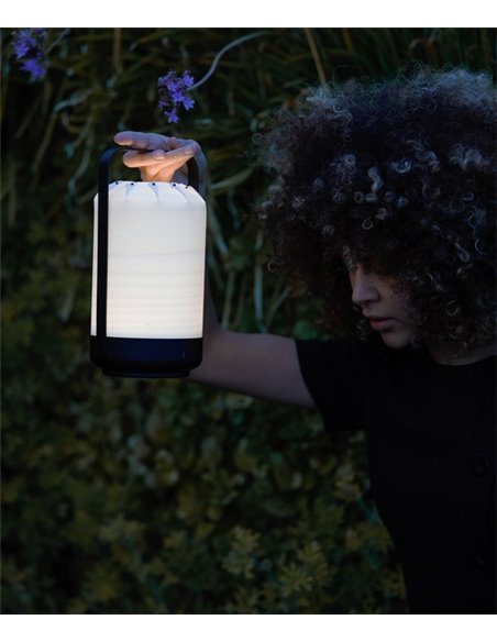 Lámpara de mesa portatil LED de madera en 6 acabados regulable en intensidad– Mini Chou – LZF