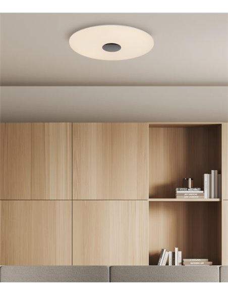 Aplique de techo LED de metal y cristal en 2 tamaños 3200K - Live - ACB Iluminación