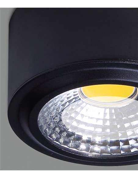 Aplique de techo LED de aluminio en 2 acabados y 2 tamaños 3200K - Studio - ACB Iluminación