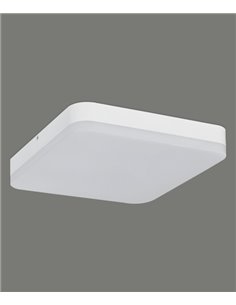 Aplique de techo LED de acrílico con acabado blanco IP 54 3000-6500K – Square – ACB Iluminación 2