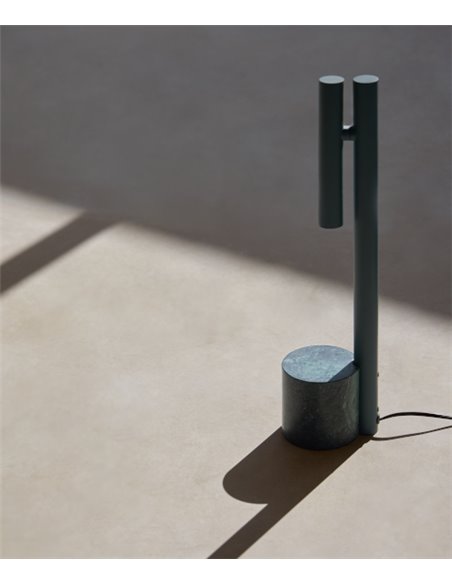 Lámpara de mesa Mina - FOC - Luz de lectura orientable, acabado dorado