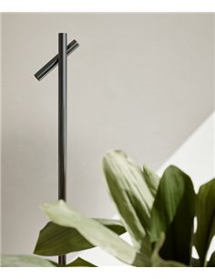 Lámpara de pie de lectura Mina - FOC - Diseño minimalista LED, acabado fumé 2