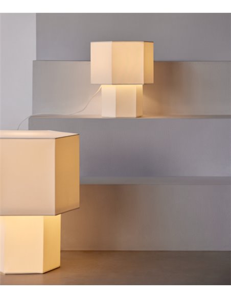 Lámpara de mesa Rigo - FOC - Estructura textil