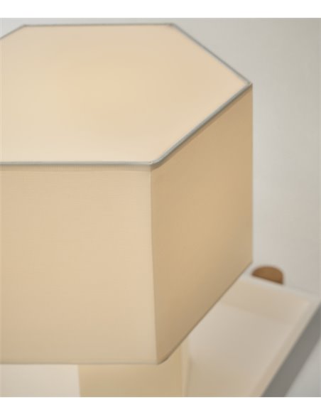 Lámpara de mesa Rigo - FOC - Estructura textil