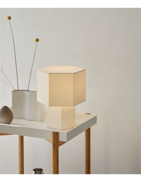 Lámpara de mesa Rigo - FOC - Estructura textil