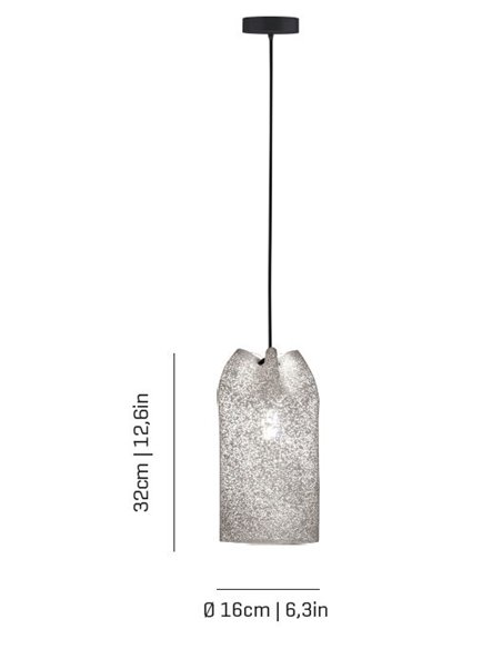 Lámpara colgante de exterior Agasallo – A by Arturo Álvarez