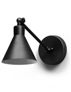 Capuchina wall light - Luxcambra - Wall light with adjustable arm, black finish 2