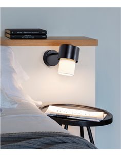 Kan wall light - Luxcambra - Adjustable lamp with cotonet lampshade