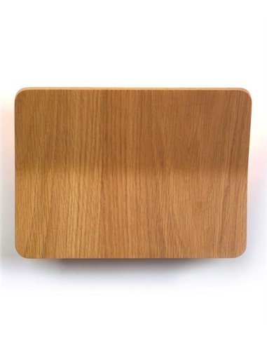 Kito wall light - Luxcambra - Oak wood lampshade, LED lamp