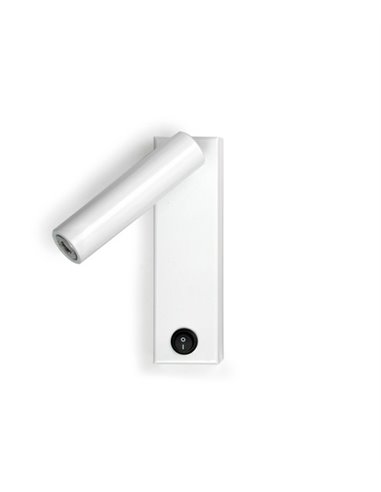 Manhattan wall light - Luxcambra - LED reading lamp, modern design in white or black