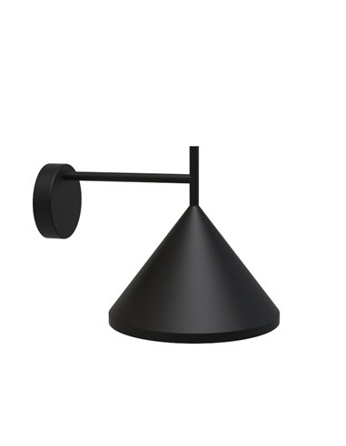 Sutton wall light - Luxcambra - Black or white conical shade