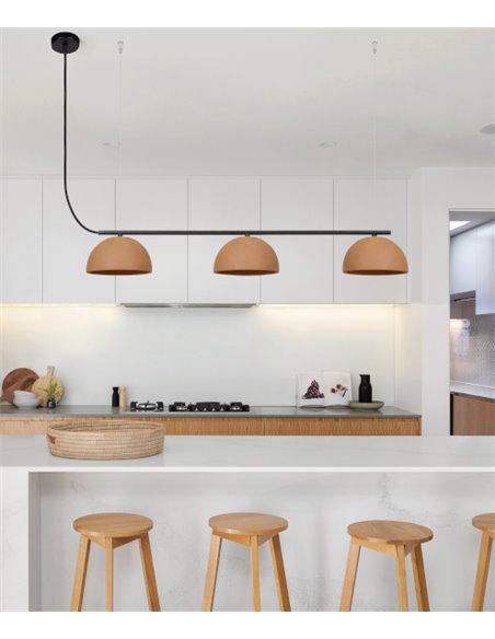 Absis Lineal ceiling light - Luxcambra - Horizontal design, available in white or black