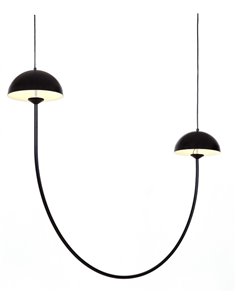 Champignon pendant light - Luxcambra - Minimalist black design, LED lamp 2