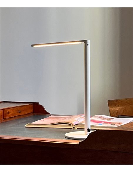 Matrix LED desk light - Luxcambra - Minimalist design in black or white