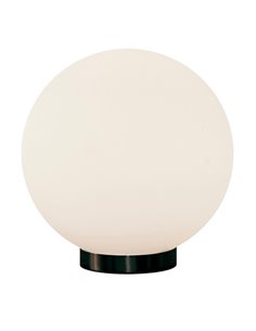 Moon table lamp - Luxcambra - Round glass lampshade, black finish