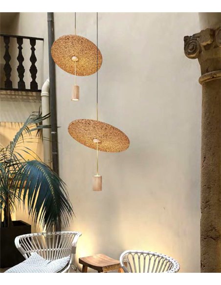 Calma pendant light - Luxcambra - Eco-friendly cork shade