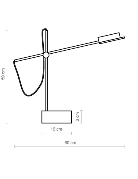 H2 desk light - Luxcambra - Modern LED design, swiveling shade