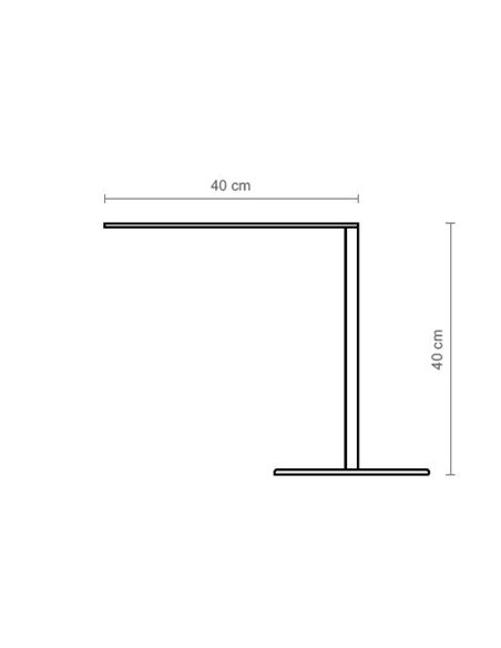 Matrix LED desk light - Luxcambra - Minimalist design in black or white