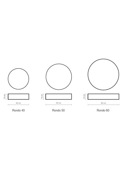 Rondo ceiling lamp - Luxcambra - Canvas lampshade in 3 sizes: Ø 40/50/60 cm