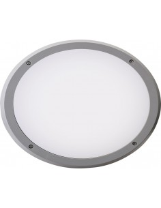 LED SMD grey technopolymer outdoor wall light - Delfi - Dopo - Novolux 2