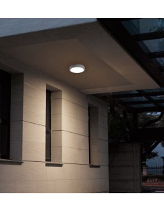 IP54 LED grey aluminum...